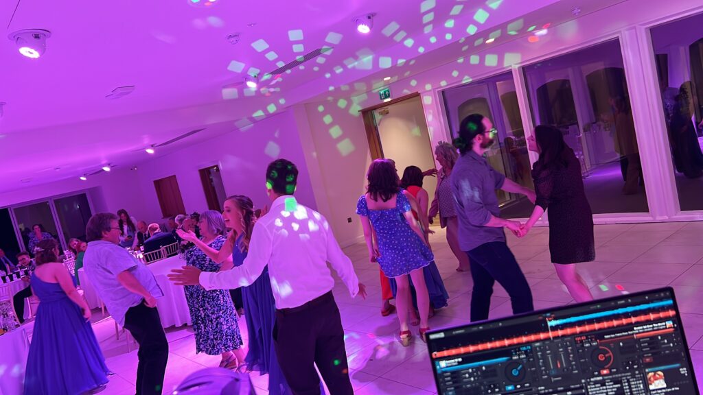 Wedding DJ Dano – full dancefloor at West Midlands wedding